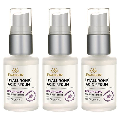 Swanson Hyaluronic Acid Serum 1 fl oz Serum 3 Pack