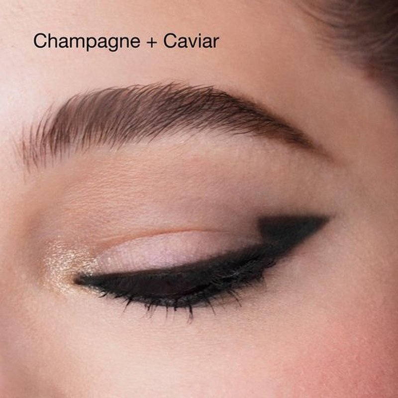 Clinique High Impact Shadow Play™ Shadow + Definer | Crease Proof, Water Resistant + Safe For Sensitive Eyes, Champagne And Caviar, 1 Count