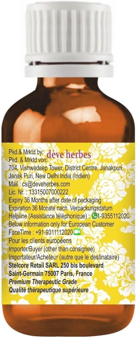dève herbes Arnica Oil (Arnica Montana) | Infused | Pure | Non-Sticky | Lightweight | for Facial Care | Men & Women | 30ml (1 oz)