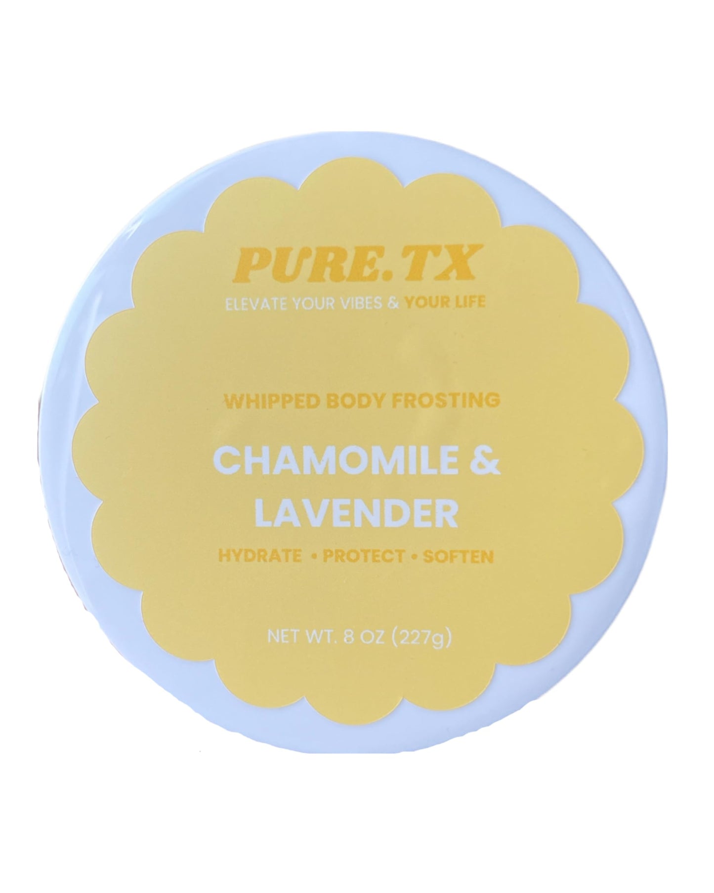 Chamomile & Lavender Whipped Body Frosting, Deeply Moisturizing Body Butter, Made with Shea and Coco Butter