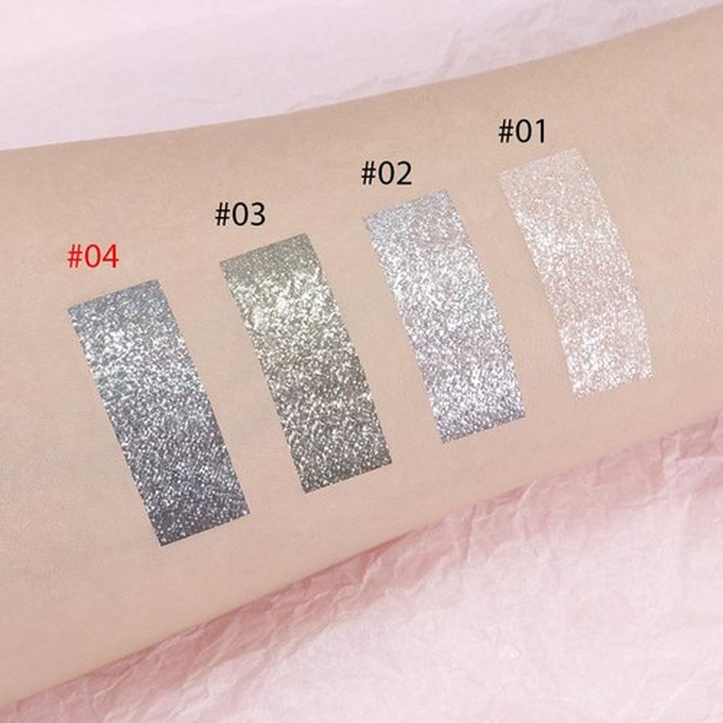 HHLTOH Eyeshadow Single Shimmer, High-Pigment Monochrome Eye Shadow Pressed Powder, Everyday Velvety Silky Eye Makeup Looks, Professional Long-Lasting Waterproof Single Eyeshadow Palette, 04# Black