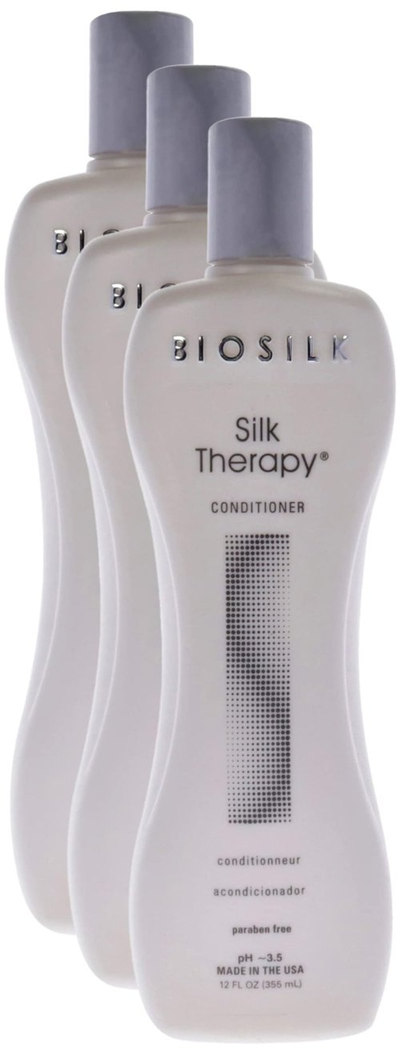BioSilk Silk Therapy Conditioner 12 oz (Pack of 3)