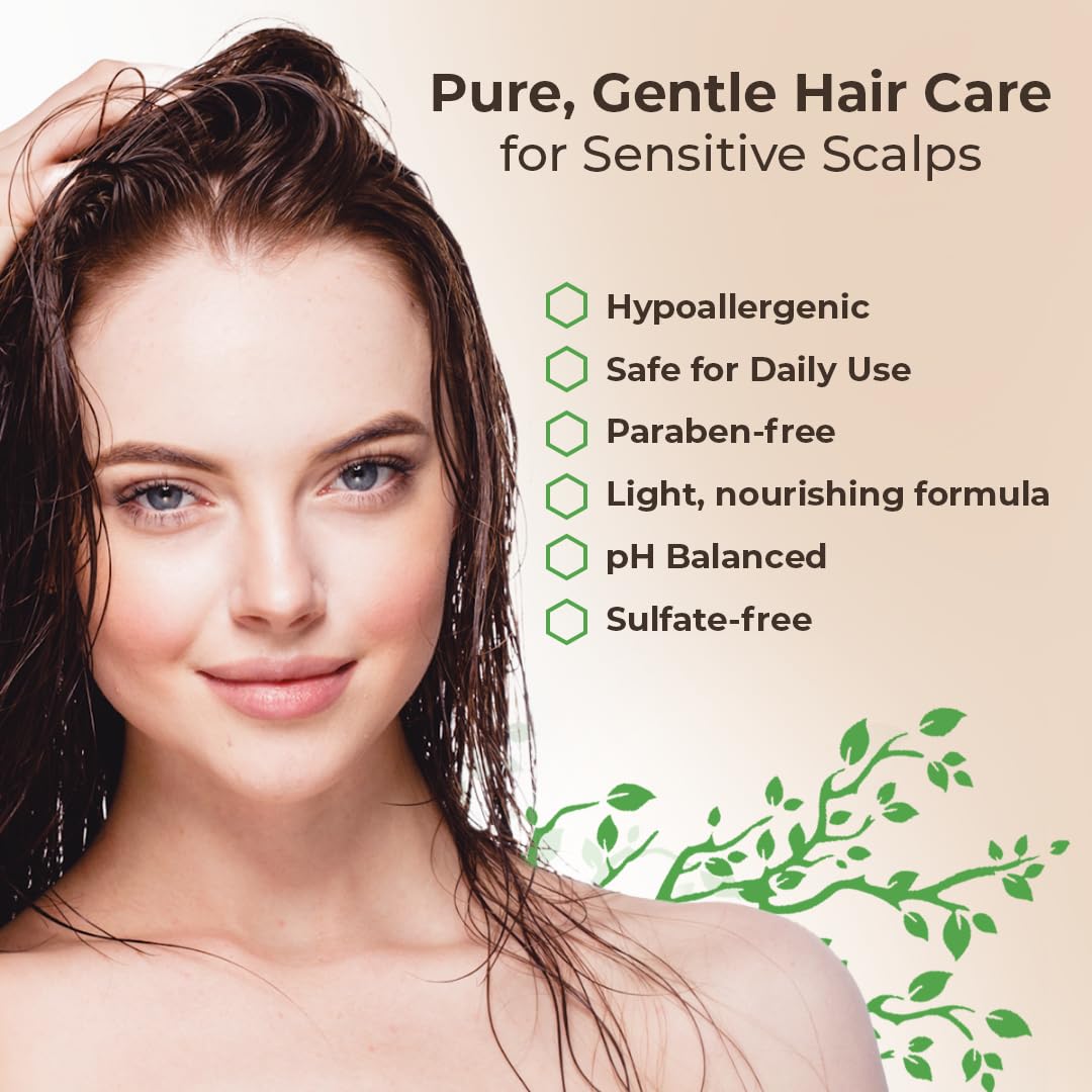 Wild Naturals Eczema and Psoriasis Treatment - Anti-Dandruff Deep Conditioner for Damaged, Dry Hair and Seborrheic Dermatitis Scalp