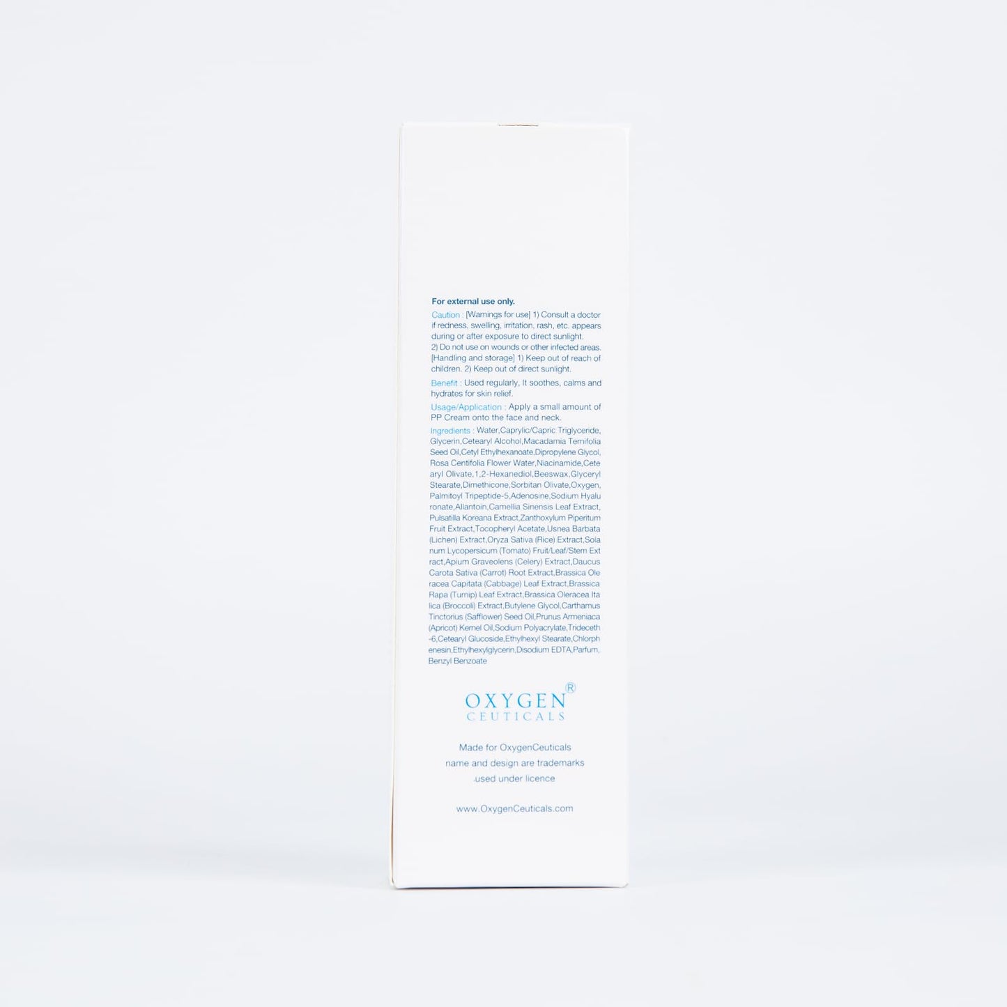 OxygenCeuticals PP Cream – Recovery Cream with Palmitoyl Tripeptide-5, Niacinamide & Adenosine, Moisturizing & Skin Barrier Support for Sensitive Skin. 6.76 fl.oz (200ml)