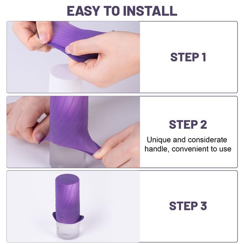 Mrsdry Bottle Covers for Travel, Elastic Sleeves for Leak Proofing, Travel Size Container Silicone toiletry sleeves, Leak Locks Travel Accessories for Shampoo Conditioner Wash Body Bottles (8pack)