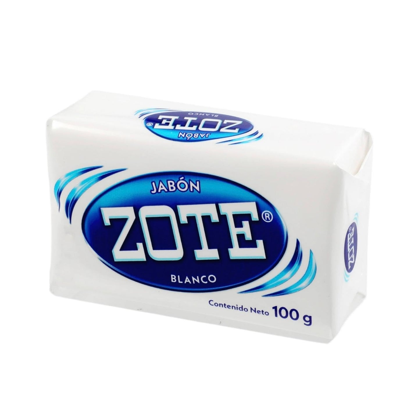 Zote Blanco Laundry Bar Soap, White, 100g, 10 Pack