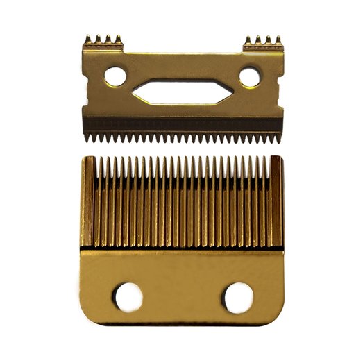Universal Replacement Hair Clipper Blade Cutter Set for Wahl Clippers Wahl 5-Star Senior Magic Clip Ultra-Thin Moving Blade Sharp, Four Foot Contact Low Noise and Low Heat Generation(Gold)
