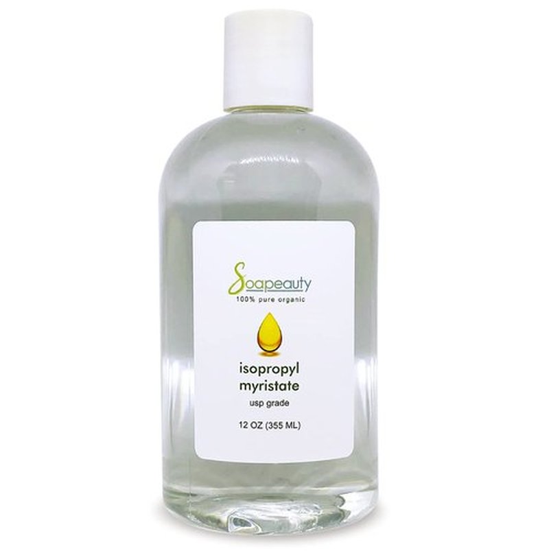ISOPROPYL Myristate Cosmetic Grade for Soap Making, Fragrances, Shampoo, Creams & Lotion, Makeup & Adhesive Remover, Antiperspirants & Deodorants | 12 fl oz