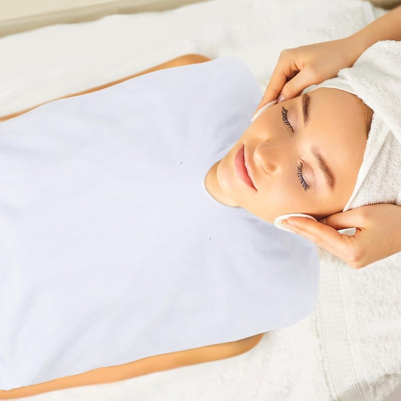 Microfiber Esthetician Towels - Soft Facial Cloth for Spa & Cleansing | Split Design for Easy Use