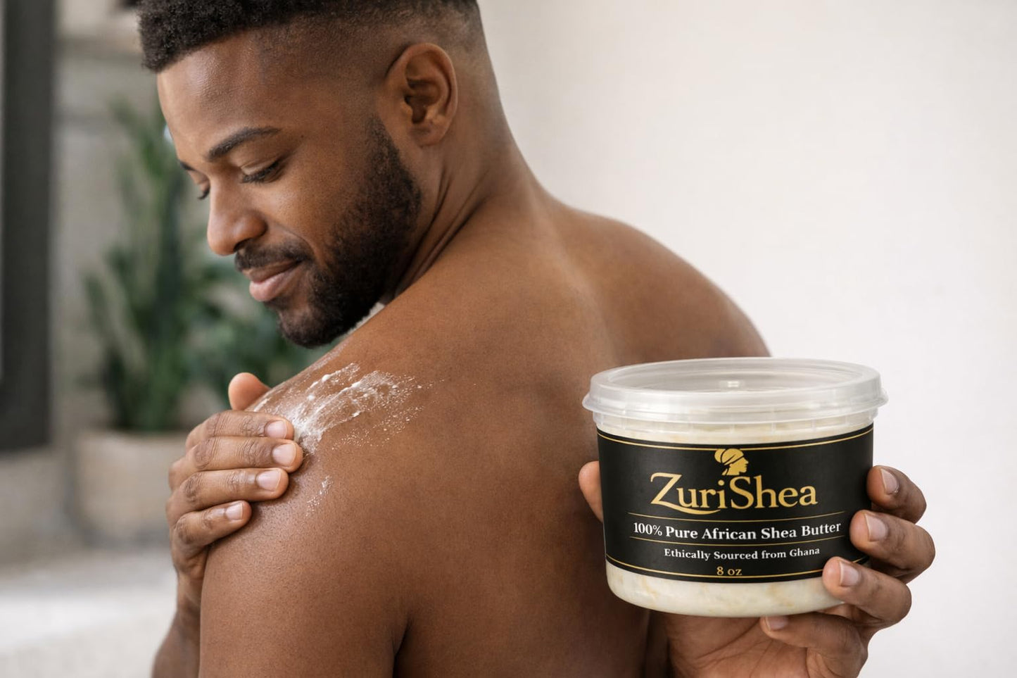 ZuriShea. 100% Pure Raw African Shea Butter (8oz) – Deep Moisturizer for Skin, Hair, Scalp, DIY Beauty, Lip Balm, Soap and lotion Base.