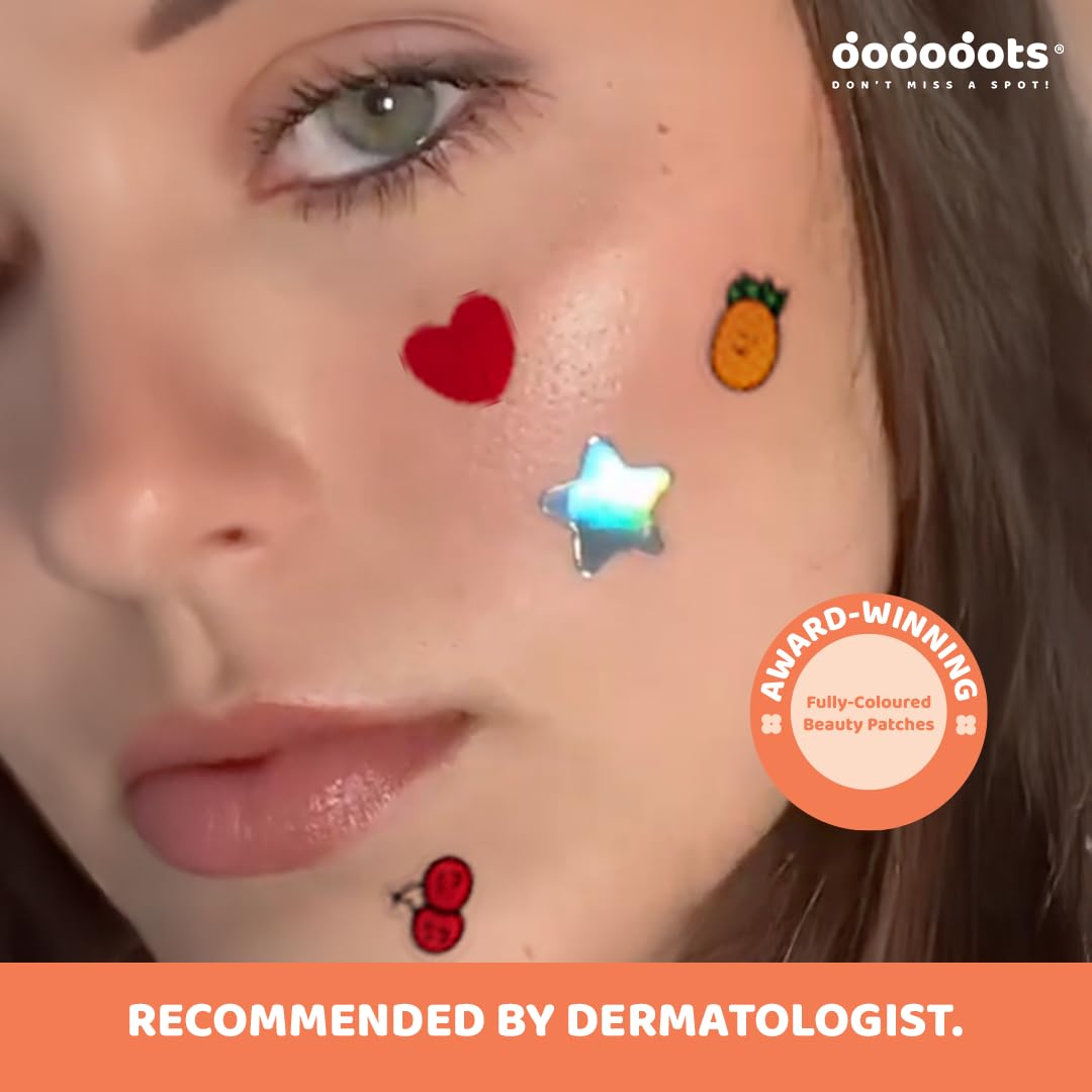 Dododots Pimple Patches bulk - Cute Acne Hydrocolloid Patch, Pimple Patches for Zit, Spot and Blemish Treatment, Acne Patches Bundle (5 Sets, 180 Patches)