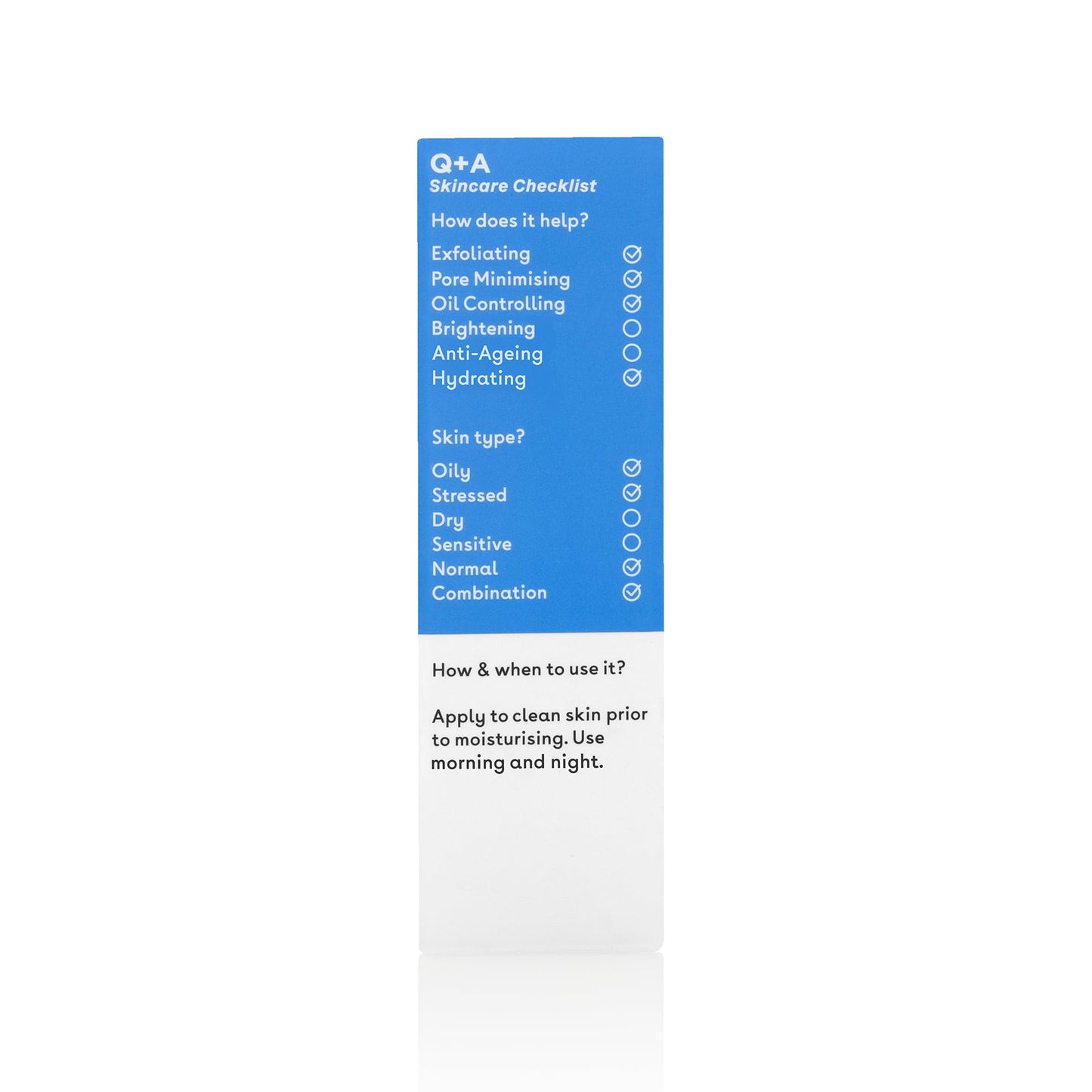 Q+A Salicylic Acid Serum (30ml), Exfoliating, Pore-Minimising and Oil-Controlling Face Serum for Blemish-Prone Skin, Skincare With Salicylic Acid, Succinic Acid and Betaine