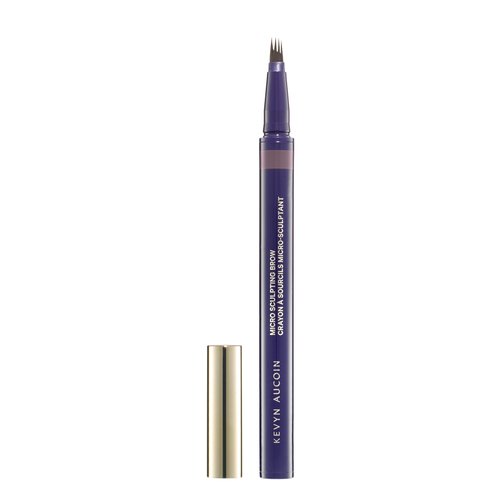 Kevyn Aucoin Micro-Sculpting Brow, Blonde color: A waterproof, superfine multi-tipped pen ideal for creating realistic brow hair strokes. Long wear, precise application, easy use. Make-up artist go to