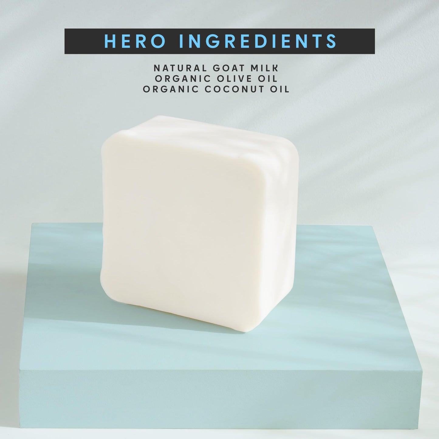 Skin Said Yes Goat Milk Soap Base 2 LBS | Made in Greece | SLS/SLES Free, No Palm Oil, Organic - Melt and Pour Goats Milk Soap Making Supplies - All Natural, Gentle on Skin, Moisturizing