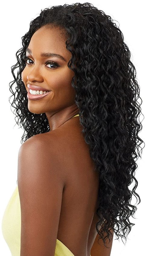 Outre Converti Cap Synthetic Wig - SUGAR & SPICE (1B Off Black)
