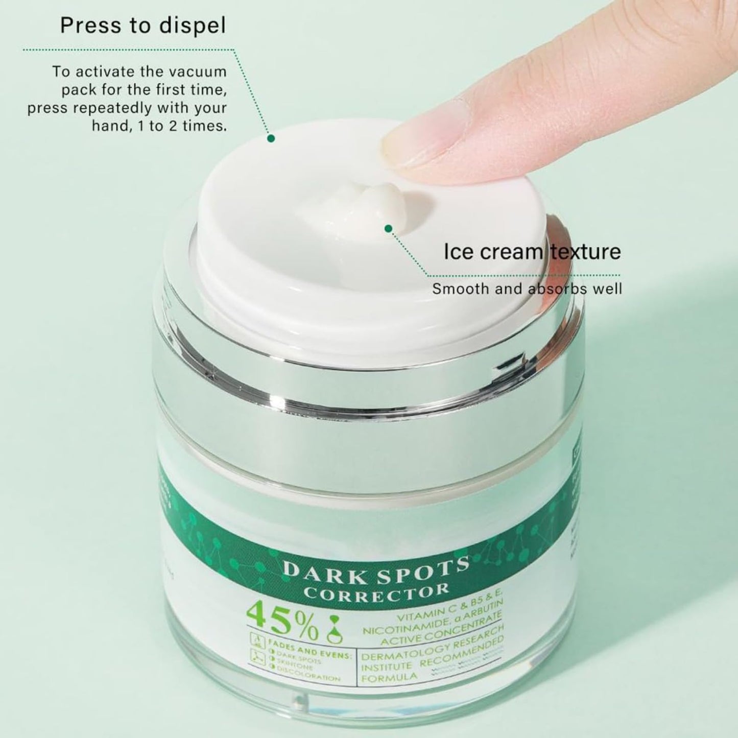 Crema para Manchas Oscuras en La Cara, Cremas para Quitar Manchas de La Cara, Crema para Las Manchas de La Cara, 50 ML / 1.7 FLOZ