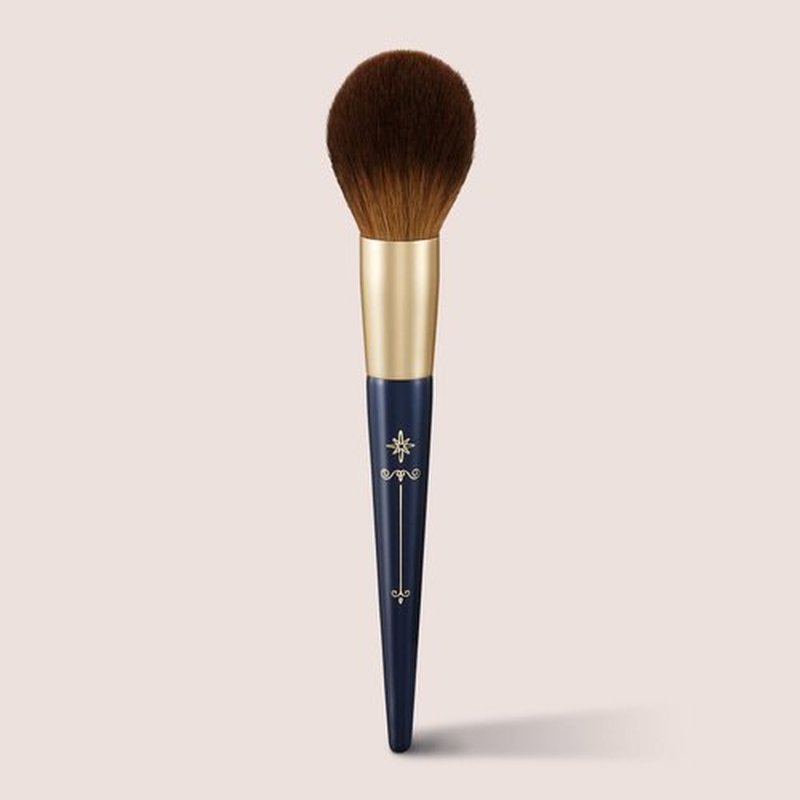 READY TO SHINE GORGEOUS Tapered Powder Brush - Vegan & Cruelty Free -Ultra Soft Synthetic Bristles for Blush Powder - PRO MAKEUP BRUSHES