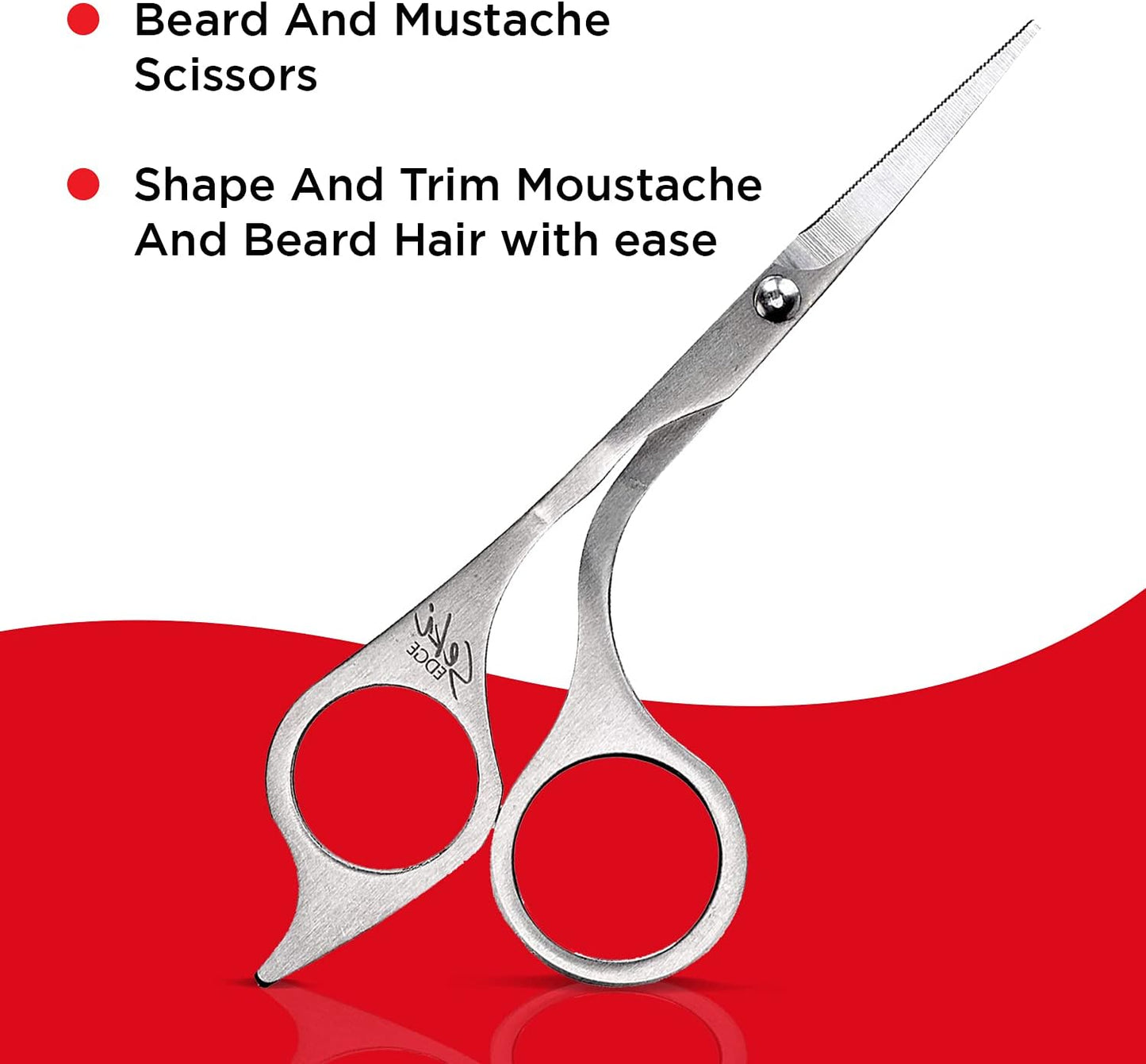 Beard & Mustache Grooming Scissors - Seki Edge SS-910 Precision Trimmers