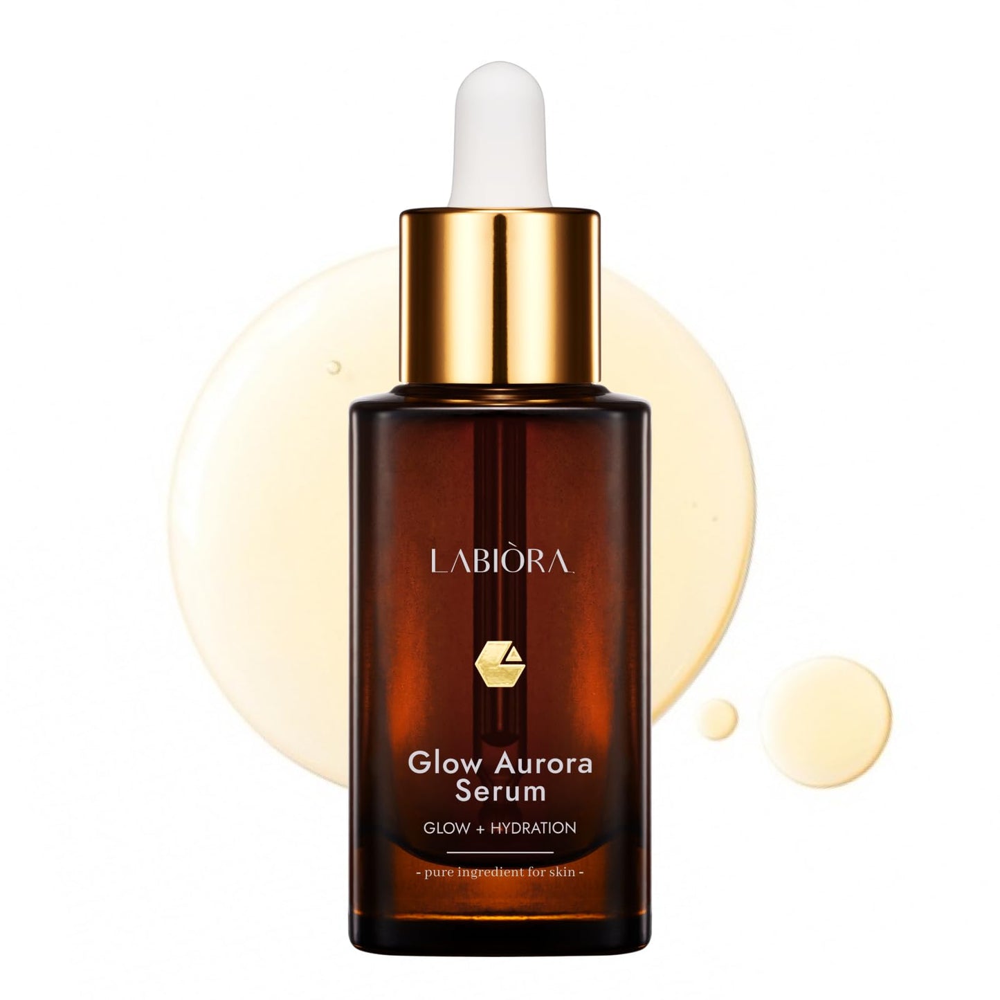 LABIORA Glow Aurora Hydrating Serum for Dry Skin, 1.01 fl oz