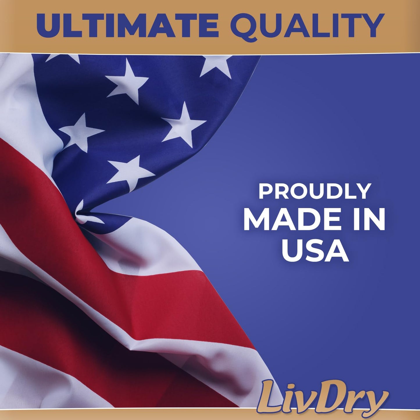 LivDry Ultimate 3XL Adult Incontinence Underwear, Max Absorbent Diapers for Women and Men, XXXL 72” -92" Waist, Leak Proof Cuff, XXX-Large, 36 Count