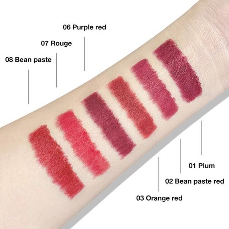 lip liner pencils, Modern Classic Lip Liner, Lip Liner Pigmented Vegan Matte, Lasting Finish Lip Liner, Luxurious Creamy Long Lasting Lip Liner, Prevents Feathering and Fading (10#Purple Red, 1)
