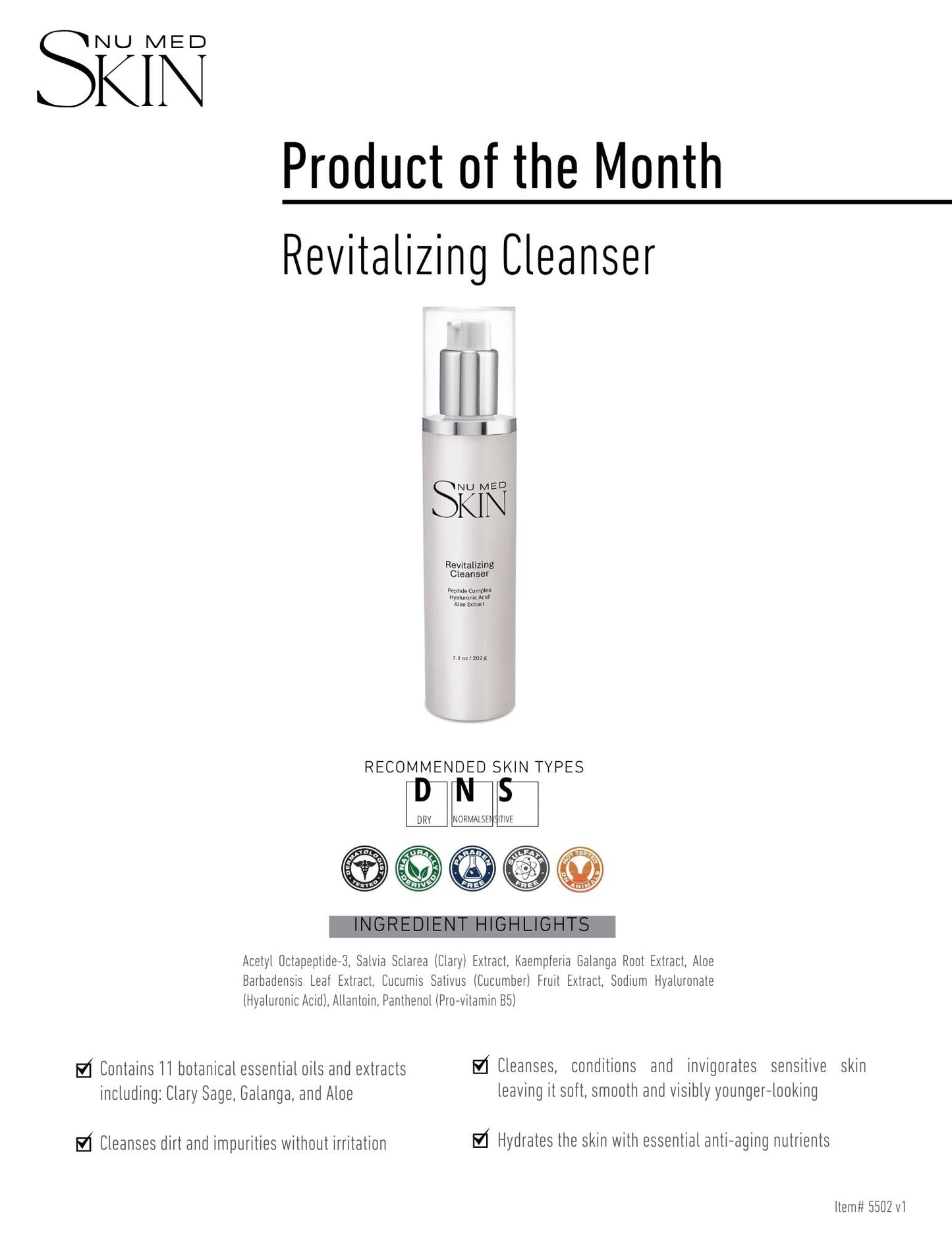Revitalizing Cleanser - Daily Gentle Cleansing For All Skin Types