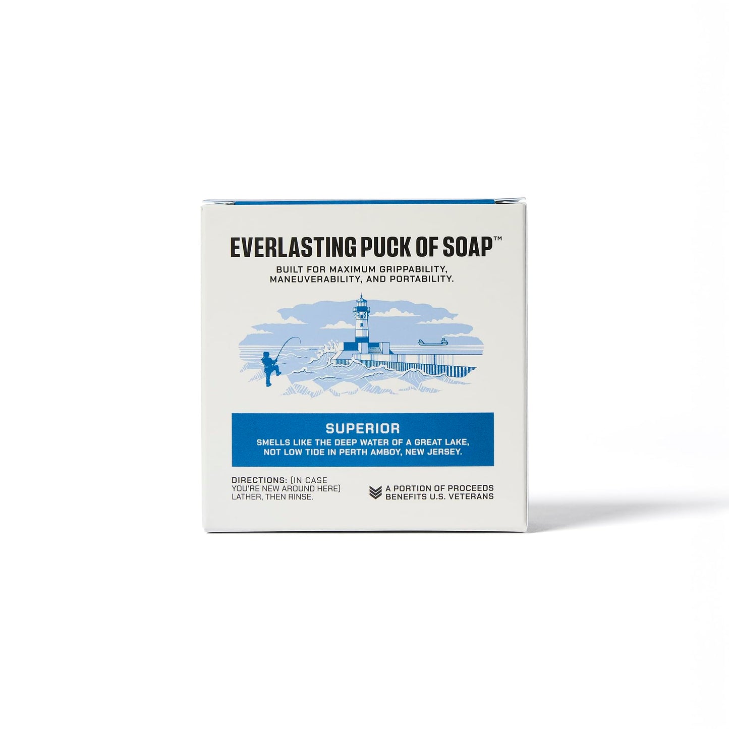 Duke Cannon Supply Co. Puck Soap Bundle – Men’s Hydrating Rounded Bar Soap with Masculine Scents for All Skin Types - Hydrating & Deep Cleaning - Superior, 5 oz (6 Pack)