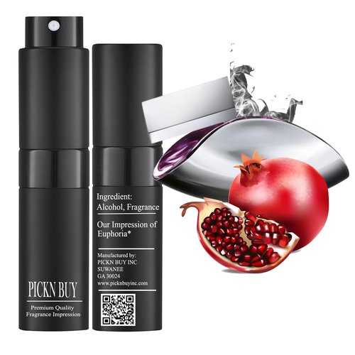 PICKN BUY Luxury Perfume for Women 0.34 Fl oz, Scent Compatible to Euphoria Perfume, Made in USA, Long-Lasting Spray Comes in Refilable Bottle