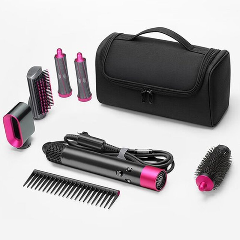 Gearific Travel Case Compatible with Dyson/Shark Flexstyle,PU waterproof Portable Travel Pouch with Hanging Hook, Carrying Case Compatible for Dyson/Shark Airwrap Flexstyle Complete Styler (Black)