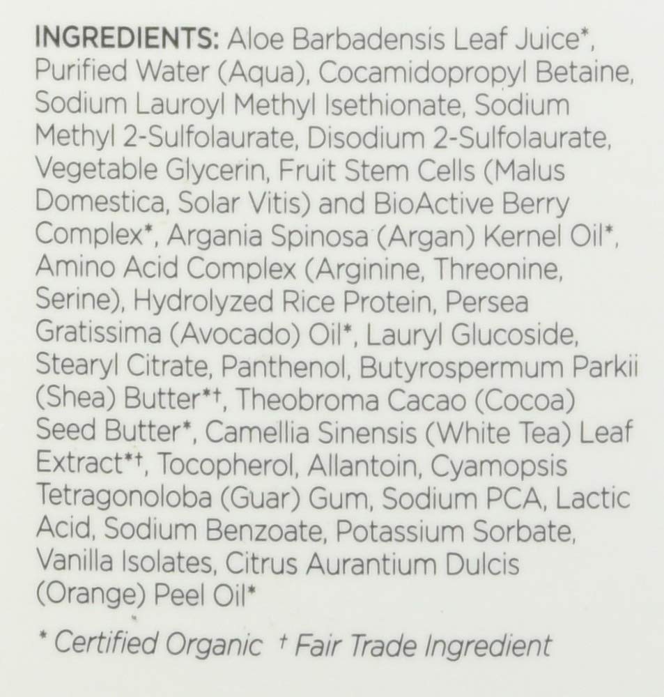 Andalou Naturals Argan Oil and Shea Moisture Rich Shampoo, Value Size, 32 Ounce