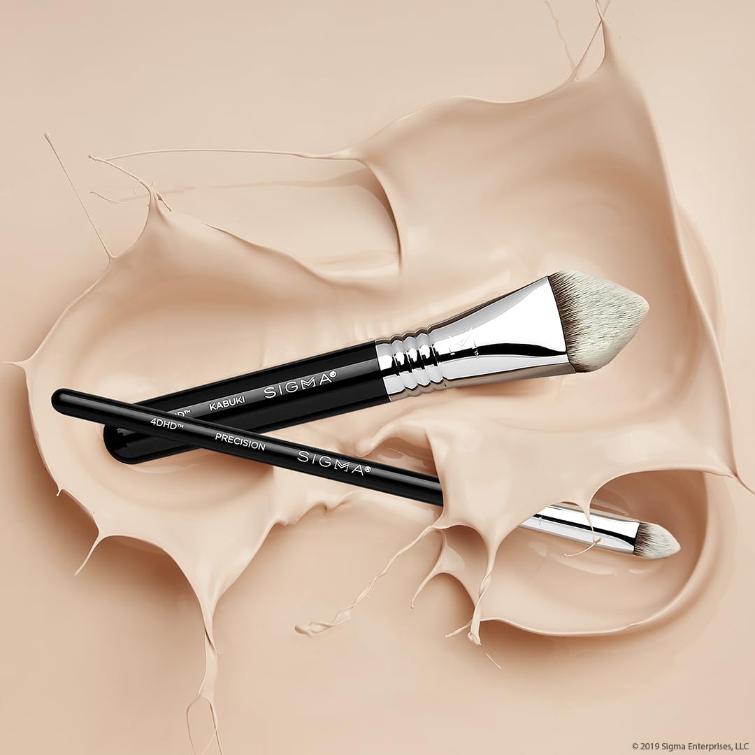 Sigma F80 Air Flat Kabuki Brush - Premium Synthetic Foundation Brush for Liquid & Cream Makeup