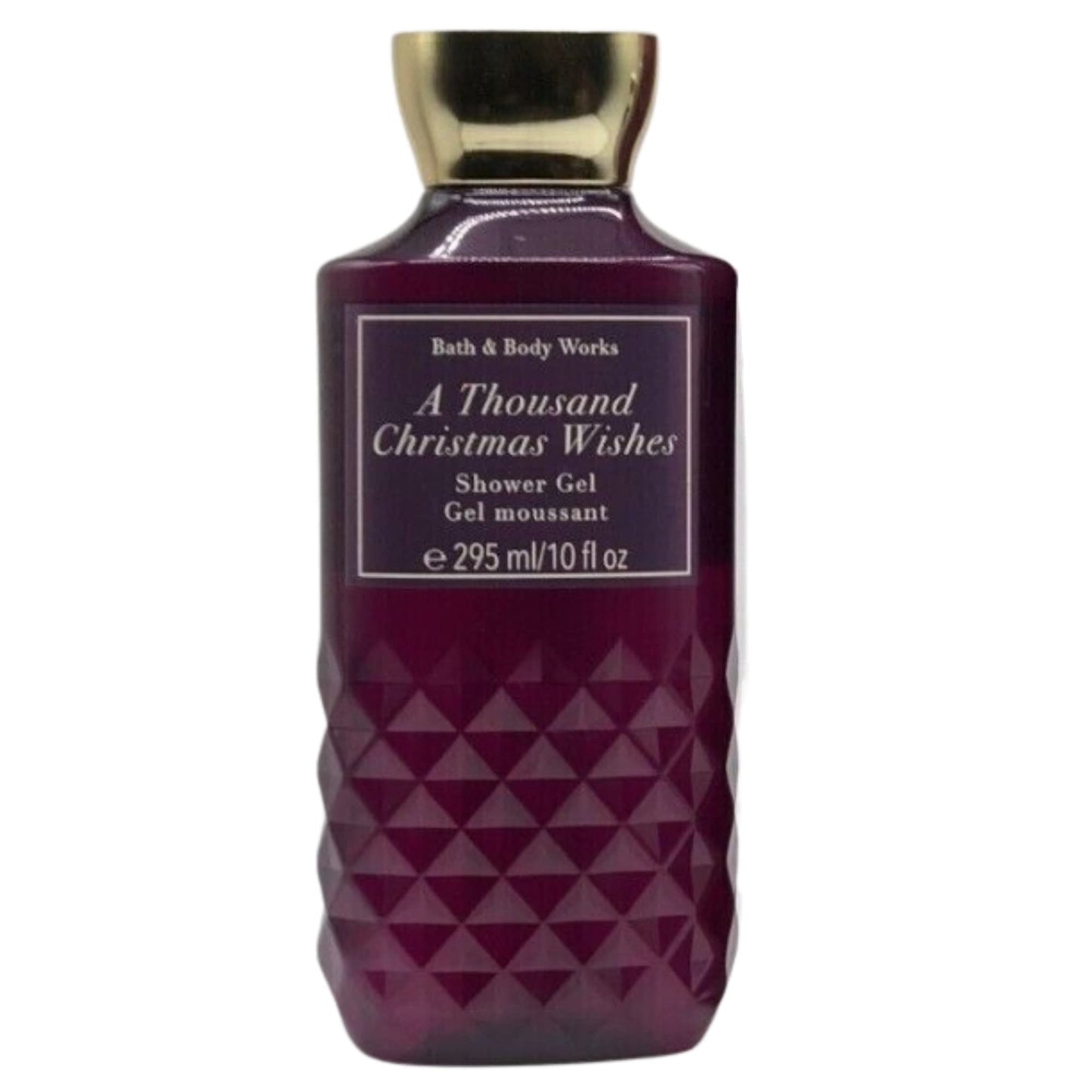 Bath and Body Works Gift Set of 10 oz Shower Gel and 8 oz Lotion (A Thousand Christmas Wishes)