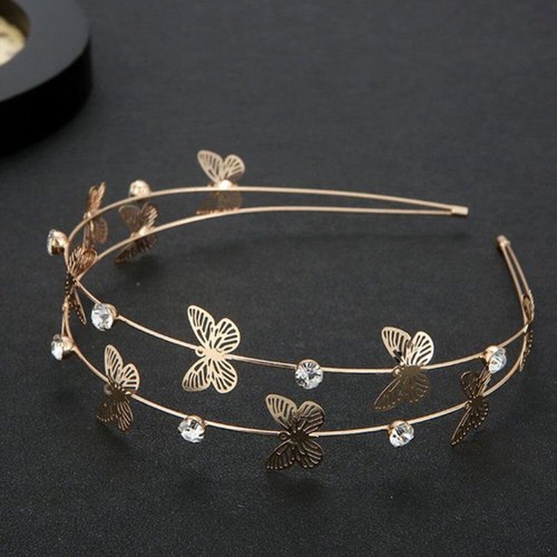 Beaupretty 3pcs Head Retro Accessories Metal and Design Star Decorative Headband Headbands Multi Party for Bridal Headband, Girl Tiara Shaped Wire Hair Women Wedding Hairbands Moon