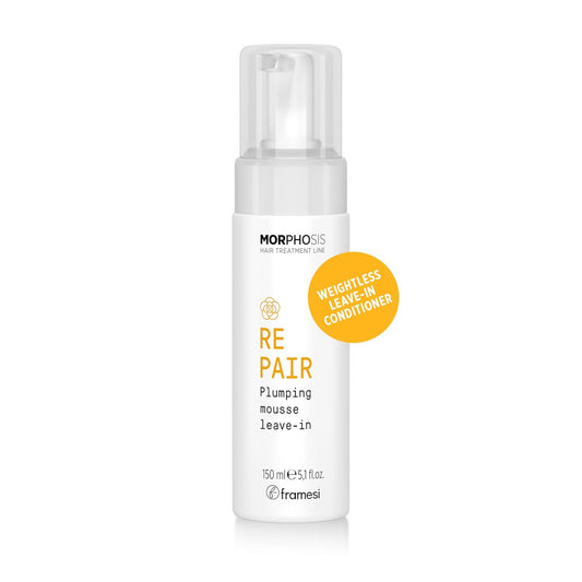 Framesi Morphosis Repair Plumping Hair Mousse - 5.1 oz Weightless Leave-In Conditioner