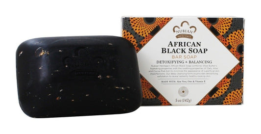 Nubian African Black Soap 5 Ounce (pack of 6)