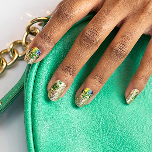 Shamrock O'Clock - Color Street Nail Strips (Petite) FDG313
