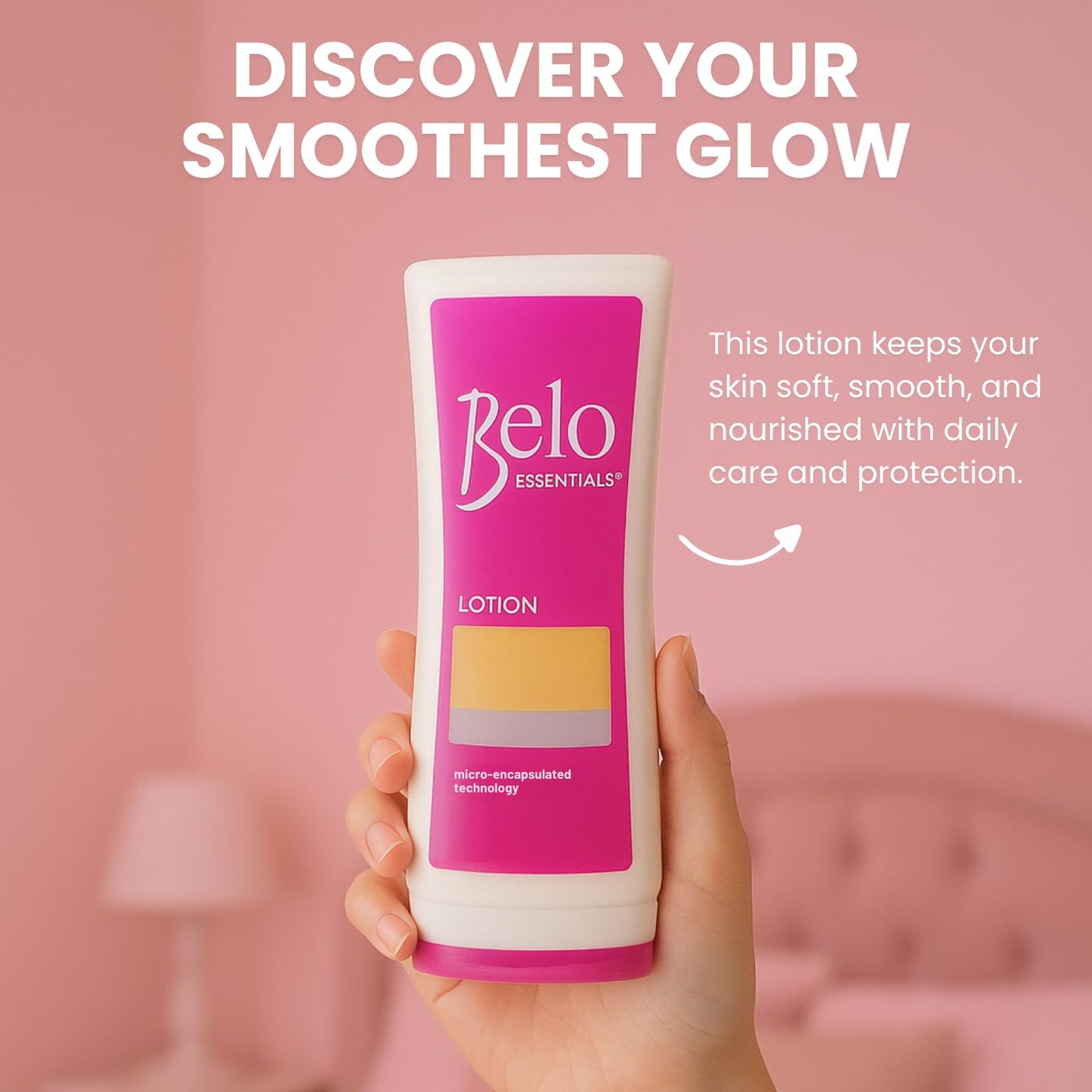 Belo Essentials Body Lotion - Fast-Absorbing Daily Moisturizing Cream for Smooth, Hydrated Skin – Lightweight All-Over Body Hydration with Non-Greasy Texture - 100ml