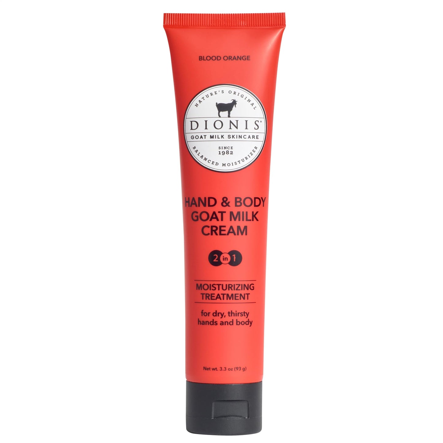 Dionis Goat Milk Lotion – Moisturizing Hand & Body Lotion for Dry Skin, Sensitive Skin Safe, Lightweight Non-Greasy Formula - Blood Orange 3.3 oz