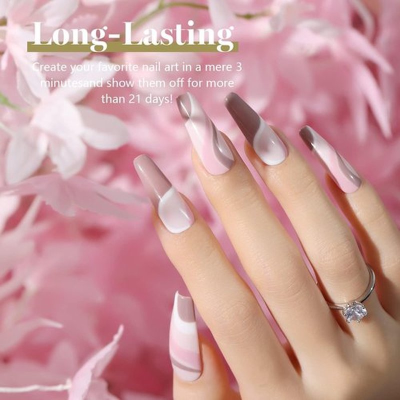 Beetles Romantic Wedding Gel Nail Polish Set 6 Colors Classic French White Soft Pink Glitter Bridesmaid Gel Polish Kit Winter Nail Art Soak Off UV DIY Home Manicure Kit Gifts for Women