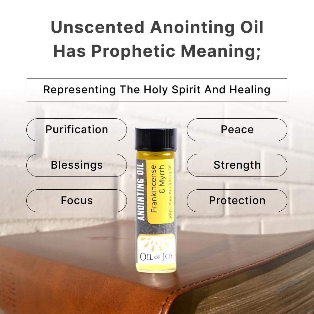 Swanson Christian Products Anointing Oil - Frankincense and Myrrh - 1/4 Ounce - Package of 6