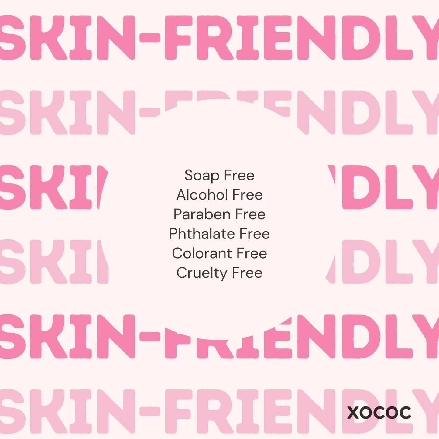 XOCOC Strawberry Milk Body Wash, 33.8 fl oz, Moisturizing Body Cleanser with Milk Protein & Strawberry Scent, Creamy Lather for Soft Smooth Skin, All Skin Types, Paraben Free, 1 Liter