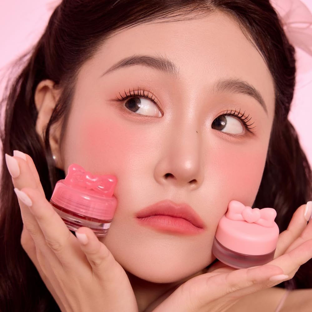 YNM Lip and Cheek Butter Pot, Airbrushed Blush & Lip, Buildable Pigment, Long-lasting, Lightweight, Easy to Blend, Natural Soft Matte Finish, 0.09 oz (Plum Butter)