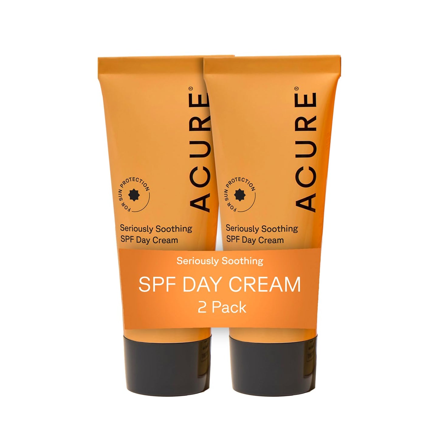 Acure Seriously Soothing SPF 30 Day Cream - Face Moisturizer with SPF 30, Anti Aging Zinc Oxide Sunscreen, Reef-Safe Hydrating Face Cream, Daily Facial Care for Women & Men - 1.7 fl oz (2 Pack)