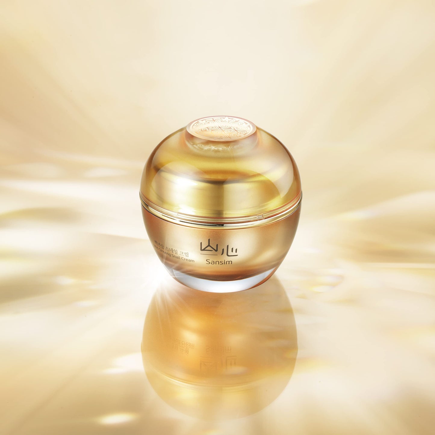 Sansim Wild Ginseng Snail Cream Set EGF Anti-aging for Damaged Skin