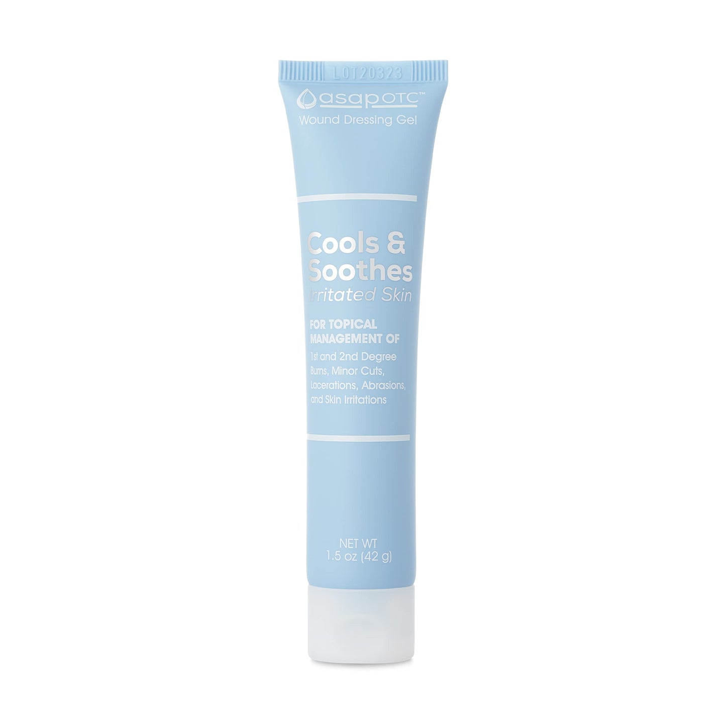 ASAP OTC Wound Dressing Gel by American Biotech Labs | SilverSol Ag₄O₄ 24 ppm Healing & Soothing Gel | 1.5 Oz