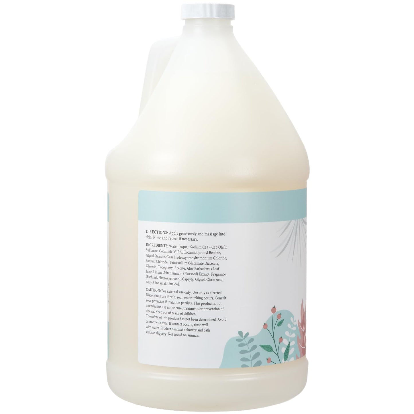 Ginger Lily Farms Botanicals Nourishing Body Wash, 100% Vegan & Cruelty-Free, Cucumber Mint Bliss Scent, 1 Gallon (Pack of 4)