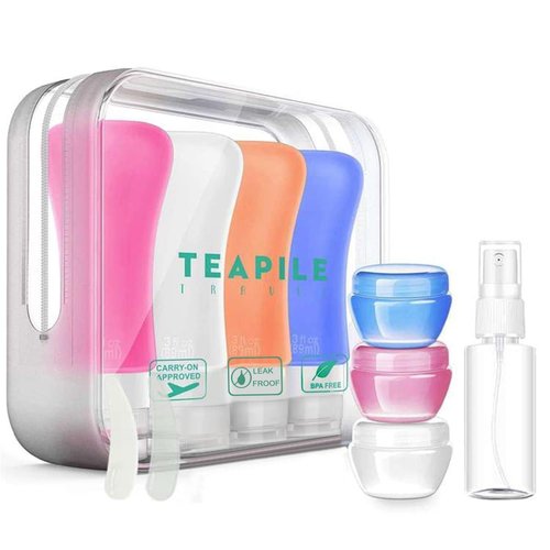 14 Pack Travel Bottles, TSA Approved Containers, 3oz Leak Proof Travel Accessories Toiletries, Travel Shampoo And Conditioner Bottles, Perfect for Business or Personal Travel Essentials