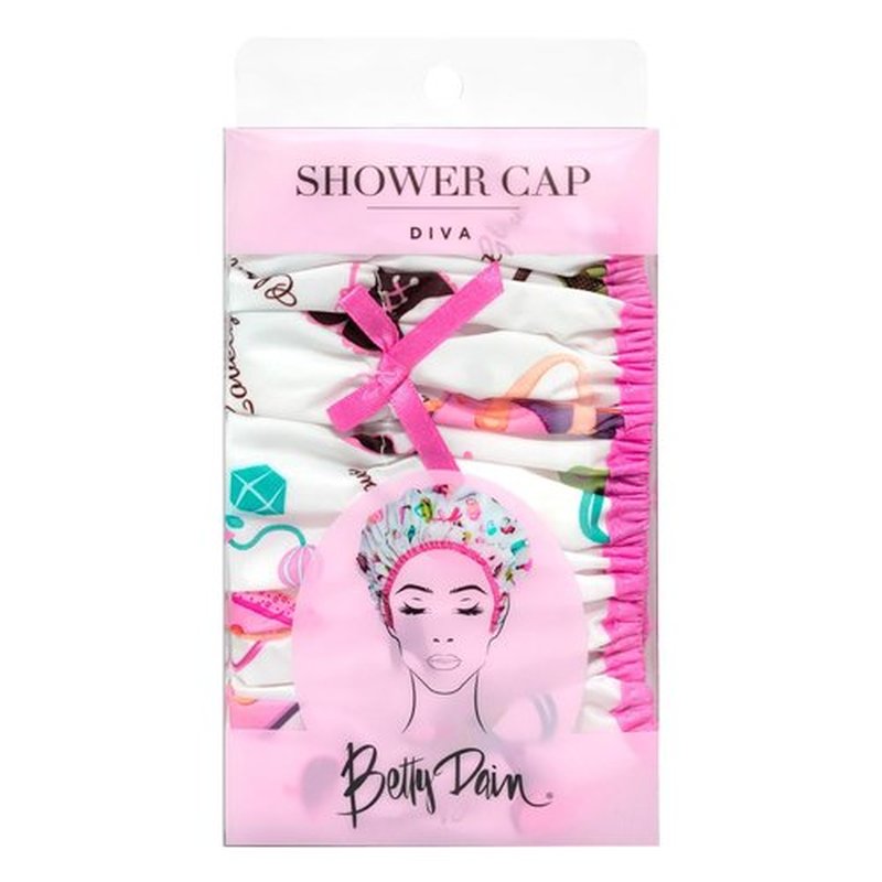 Reusable Shower Cap & Bath Cap, Lined, Oversized Waterproof Shower Caps Large Designed for all Hair Lengths with Lining & Elastic Band Stretch Hem Hair Hat - Fashionista Diva