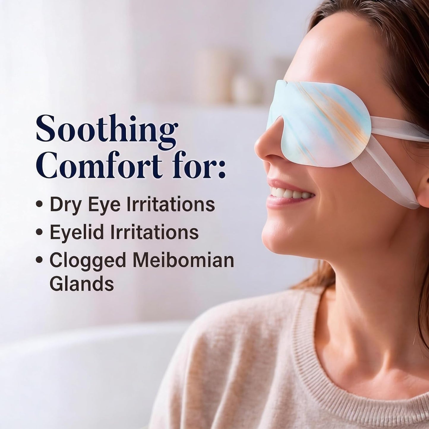 FACEMOON 16 Packs Self Heating Steam Eye Masks: