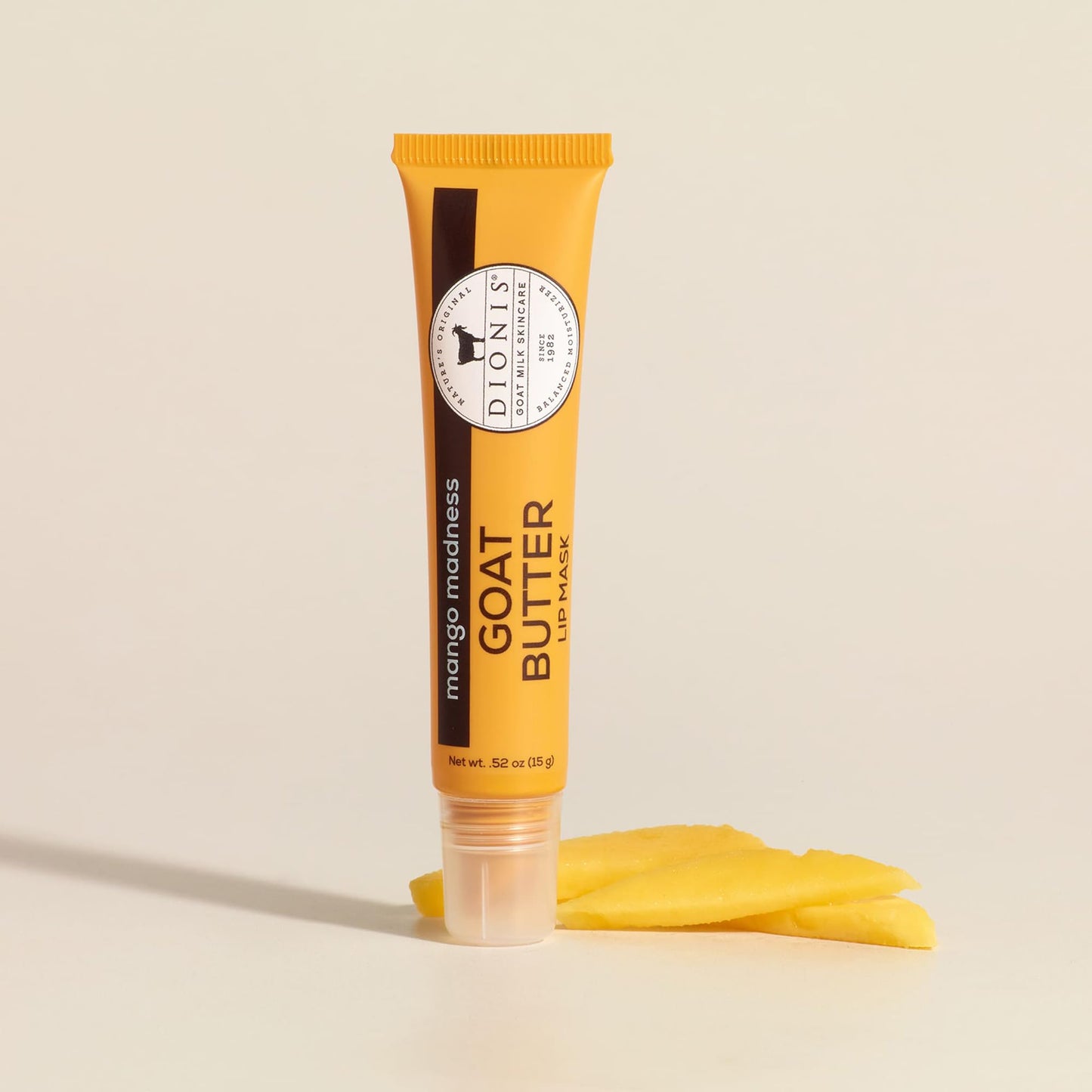 Dionis Goat Butter Lip Mask and Lip Balm Gift Set - Mango Madness - Nourishing, Deeply Hydrating & Moisturizing Lip Blam and Lip Mask
